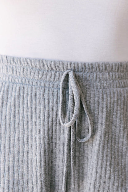 Ribbed & Ridiculously Comfy Shorts In Heather Gray