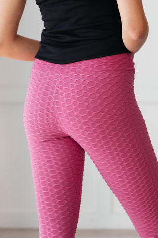 Seamlessly Cool Leggings in Pink