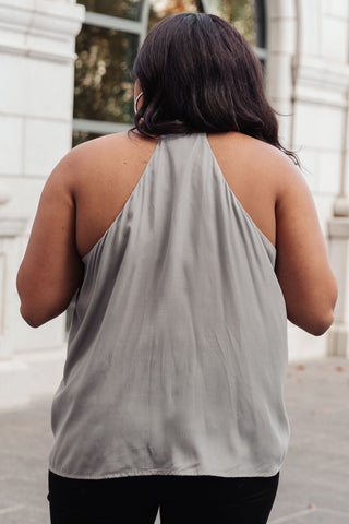 Shine Bright Tank in Silver