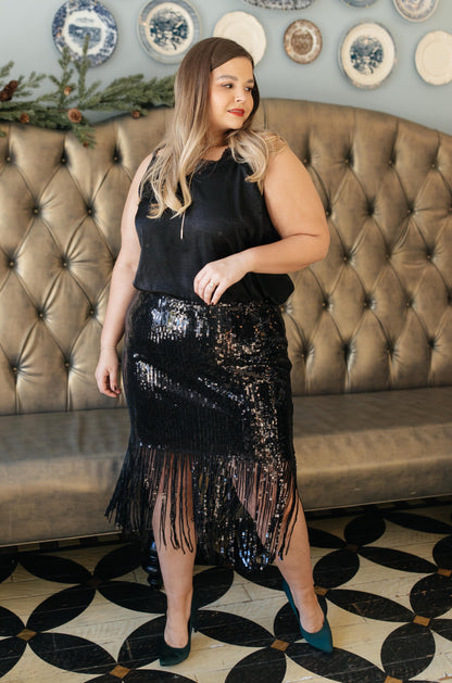 Sierra Sequin Skirt