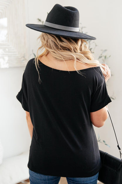 Sightseeing Top in Black