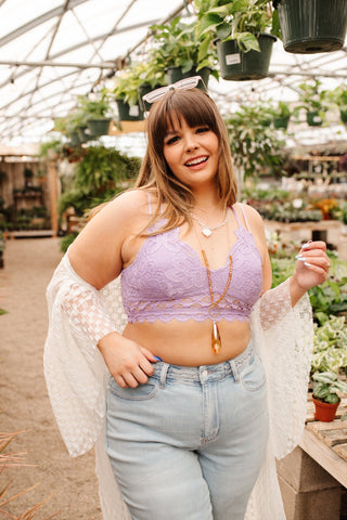 So This is Love Bralette in Lavender