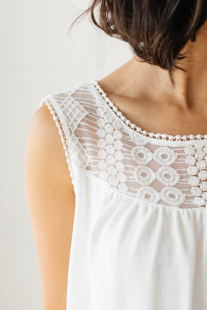 Sophie Ornate Sleeveless Top