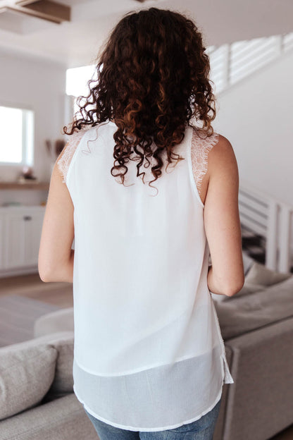 Spotted In Lace Tank