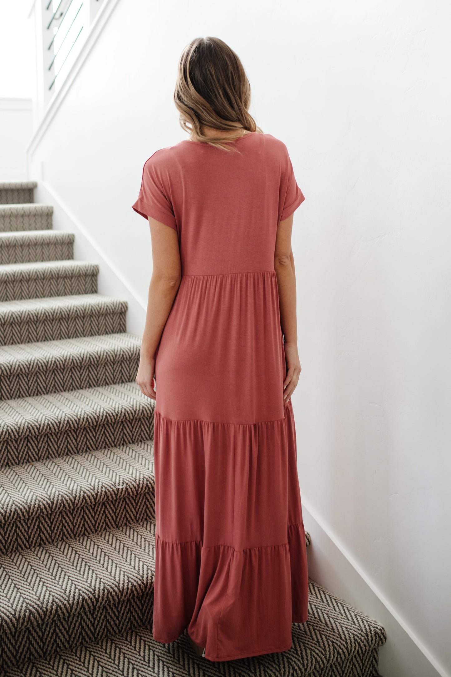 Sun Angel Dress In Rose Pink