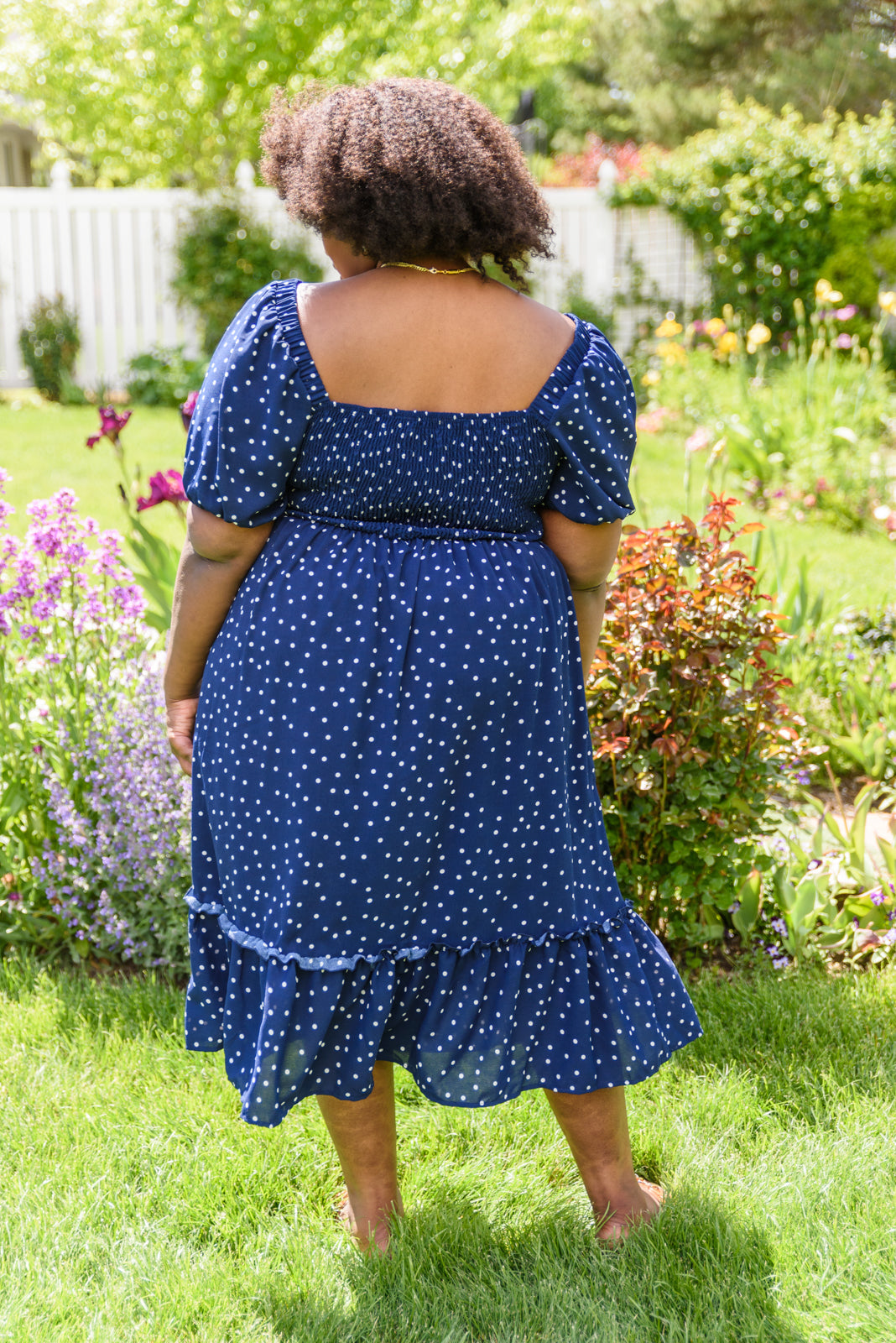 Sunday Market Dress in Blue