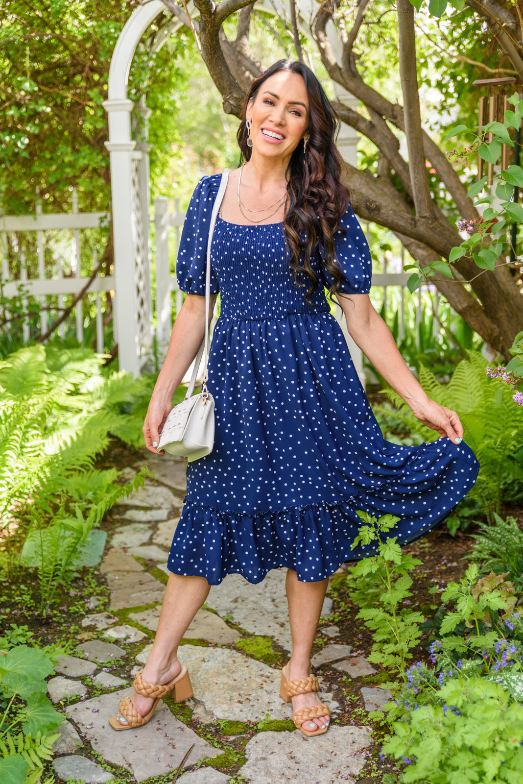 Sunday Market Dress in Blue