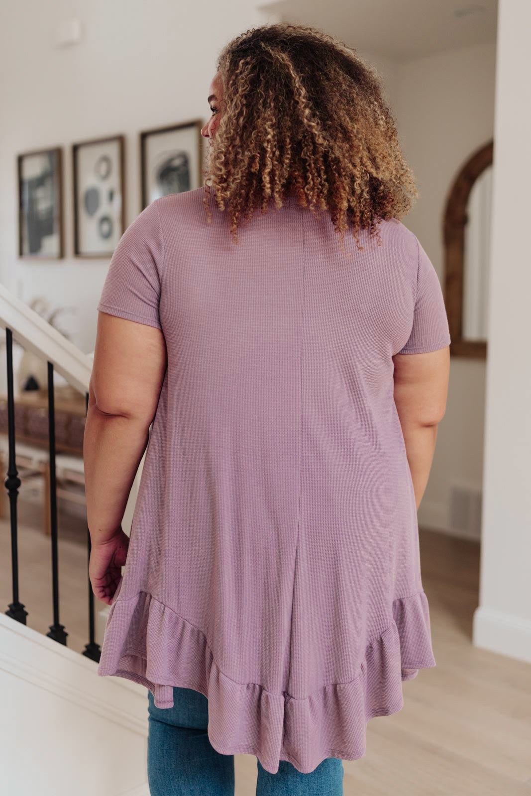 Sweet Breeze Tunic Dress in Lavender