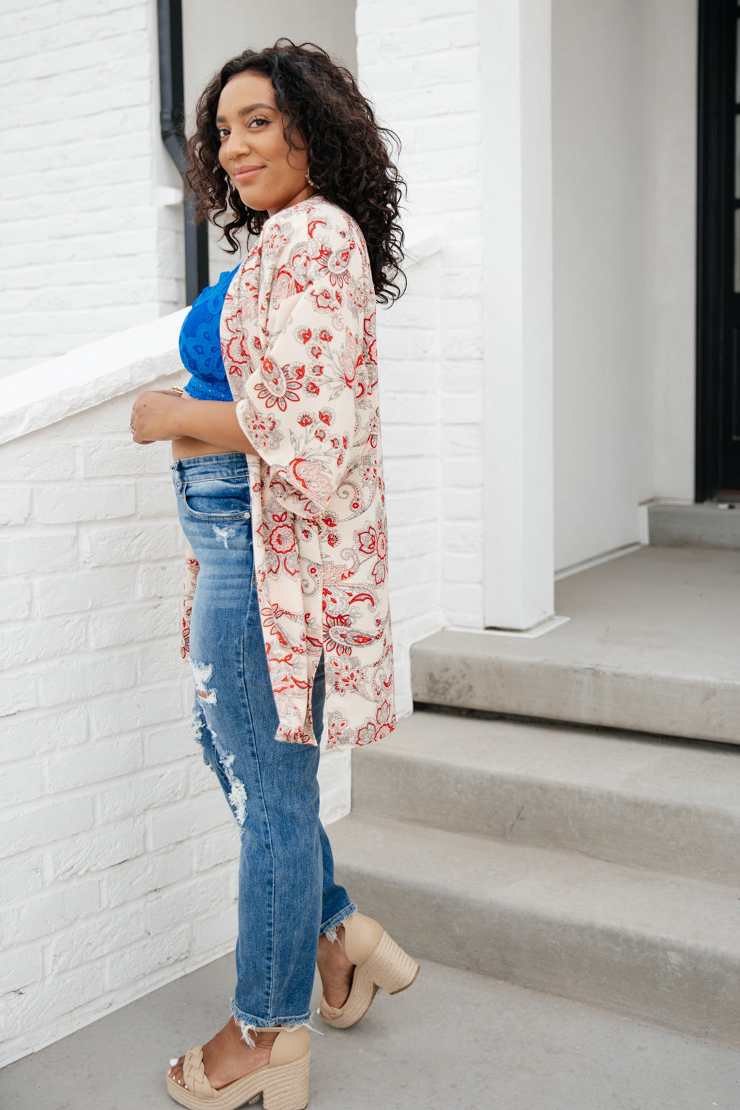 Sweet Tea & Paisleys Kimono