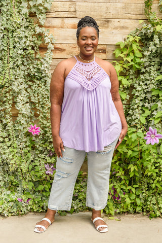 Taste of Bliss Tank in Purple