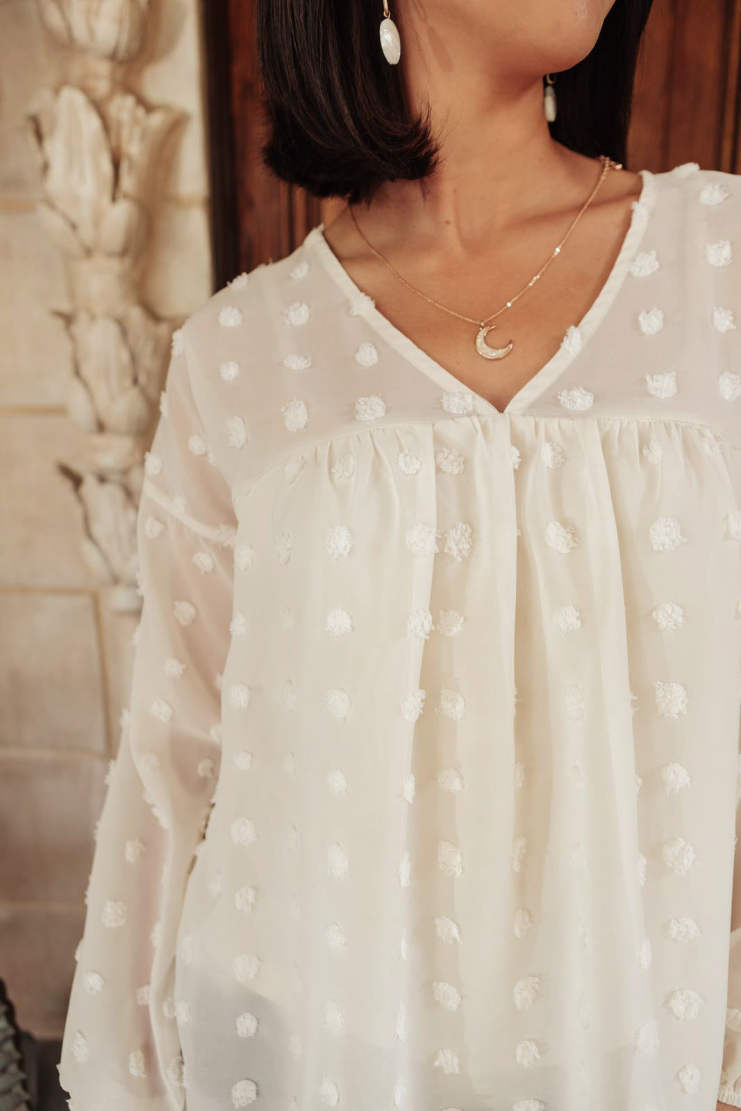 Textured Dot Top