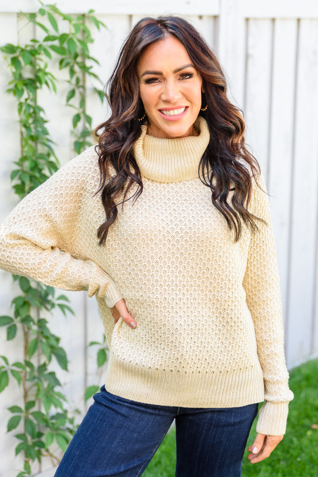 The Kelsey Sweater In Ivory