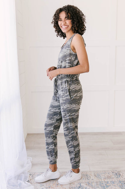 Megan Jumpsuit in Camo