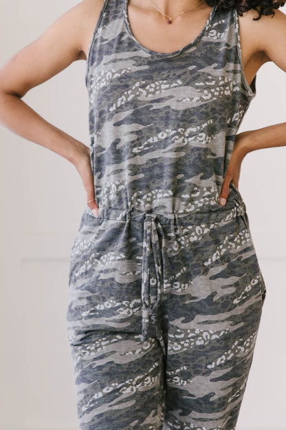 Megan Jumpsuit in Camo