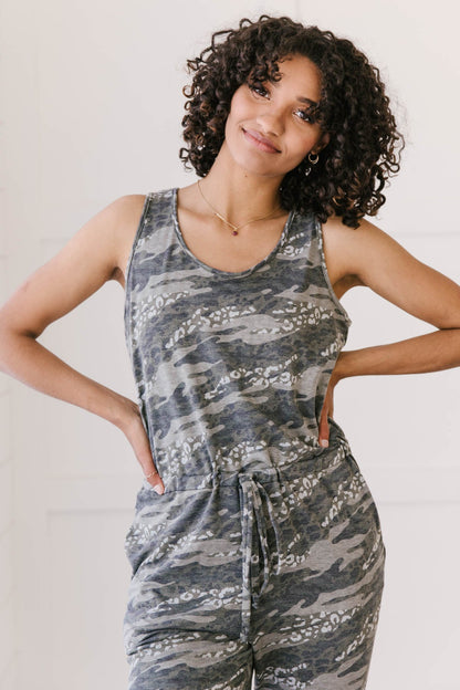 Megan Jumpsuit in Camo