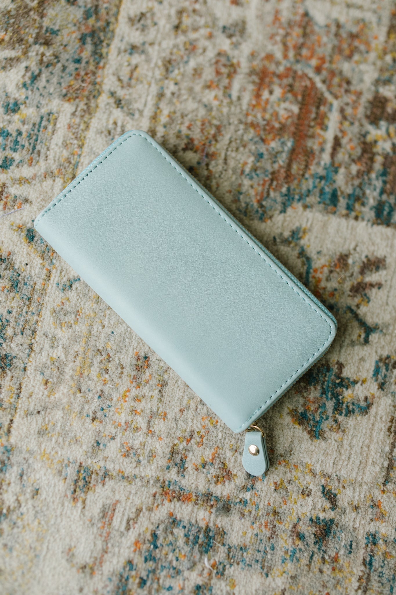 The Perfect Clutch in Mint Blue