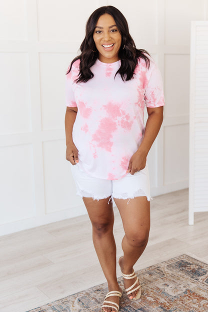 Think Pink Tie Dye Top