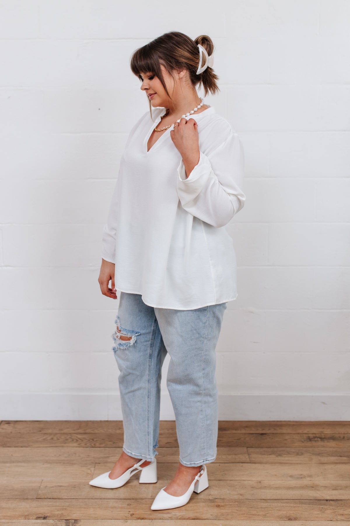 Thriving Top in White