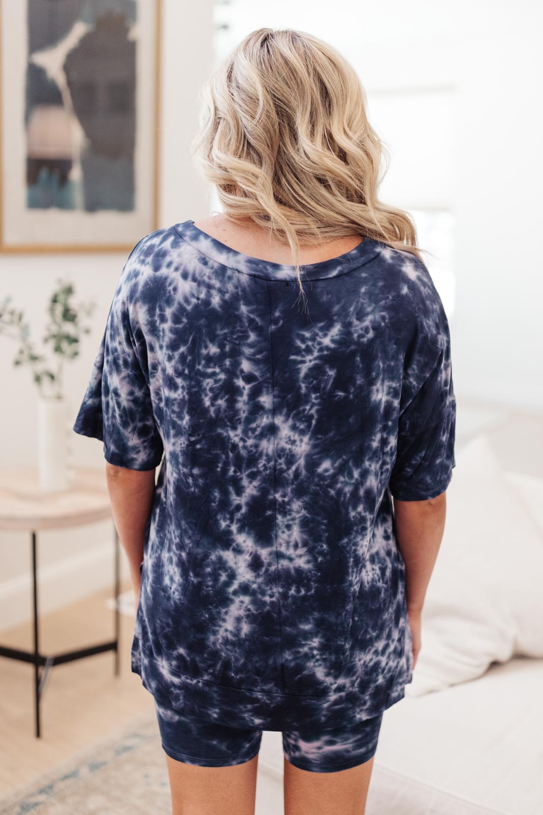 Tidal Wave Top in Navy