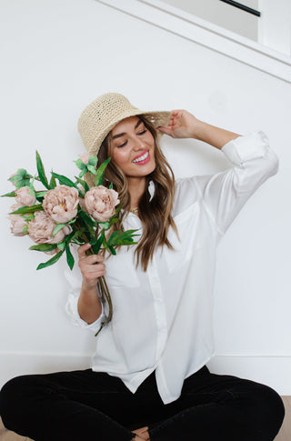 Unwavering Confidence Blouse In White