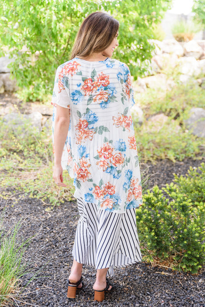 Wildflower Kimono in White