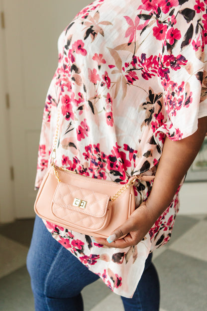 Willa Cross body Bag in Blush