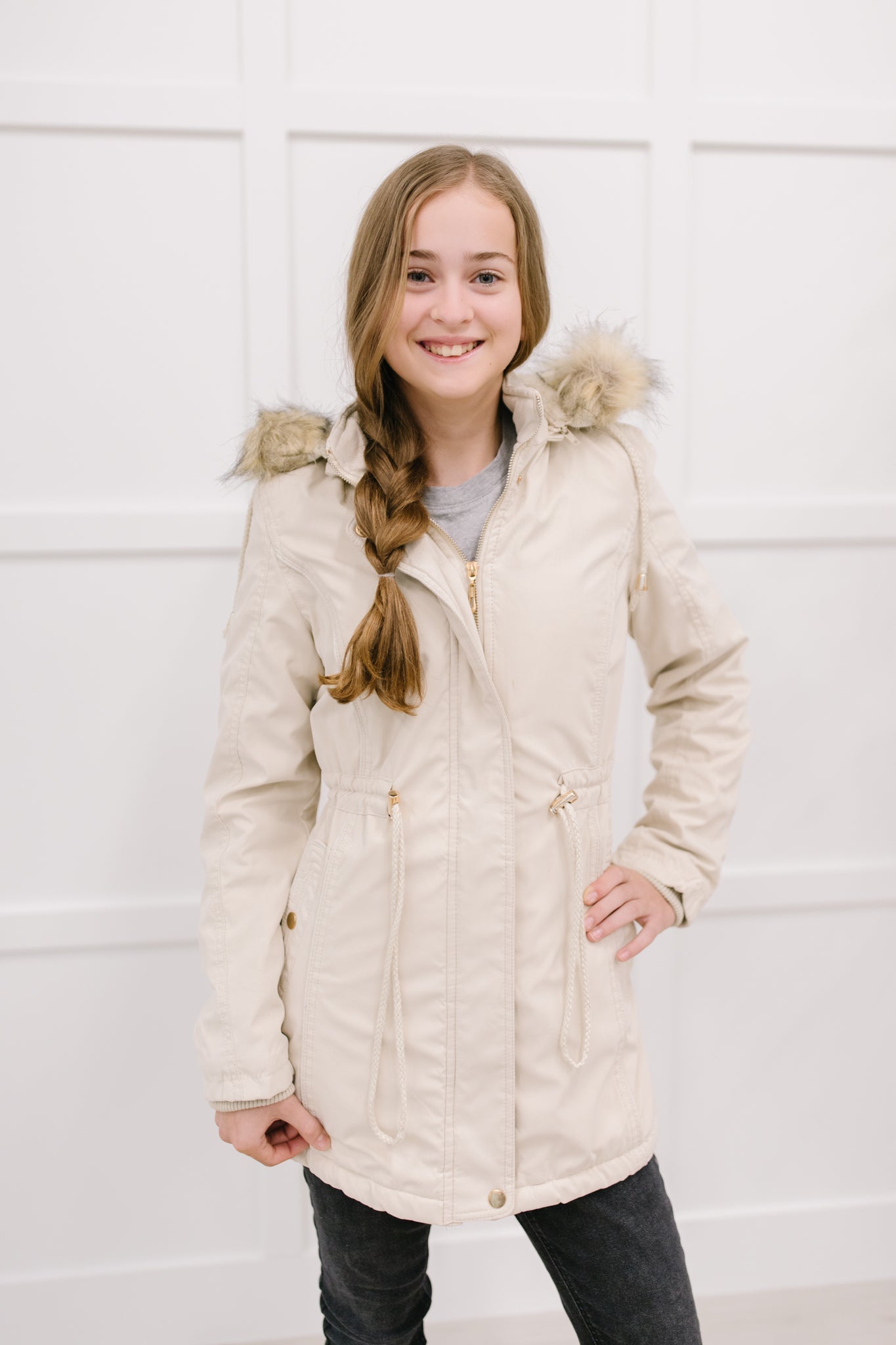 Winter Warm Coat in Beige