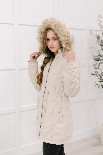 Winter Warm Coat in Beige