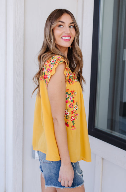 Yellow Blossoms Shirt