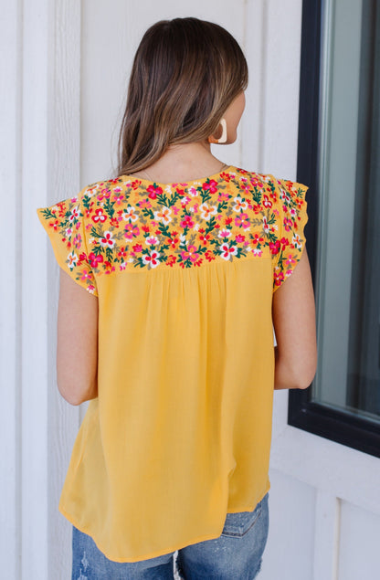 Yellow Blossoms Shirt