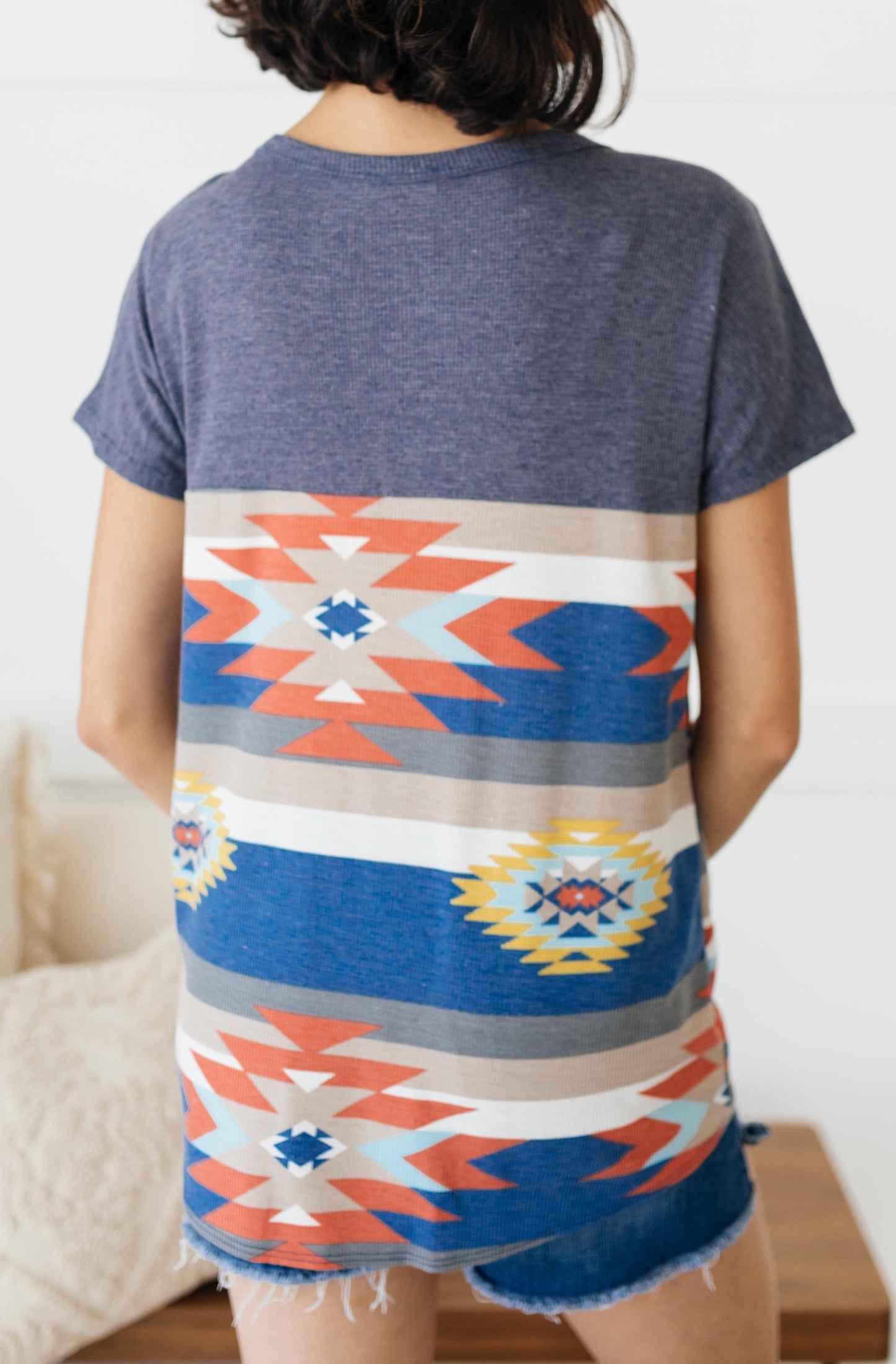 Aztec Tie Tee