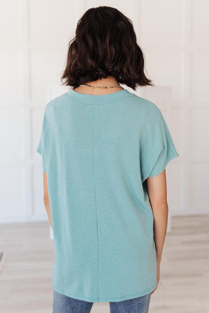 The Weekender Top in Blue